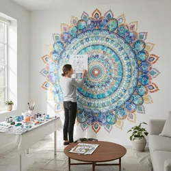 How to Fix Common Mandala Wall Painting Mistakes