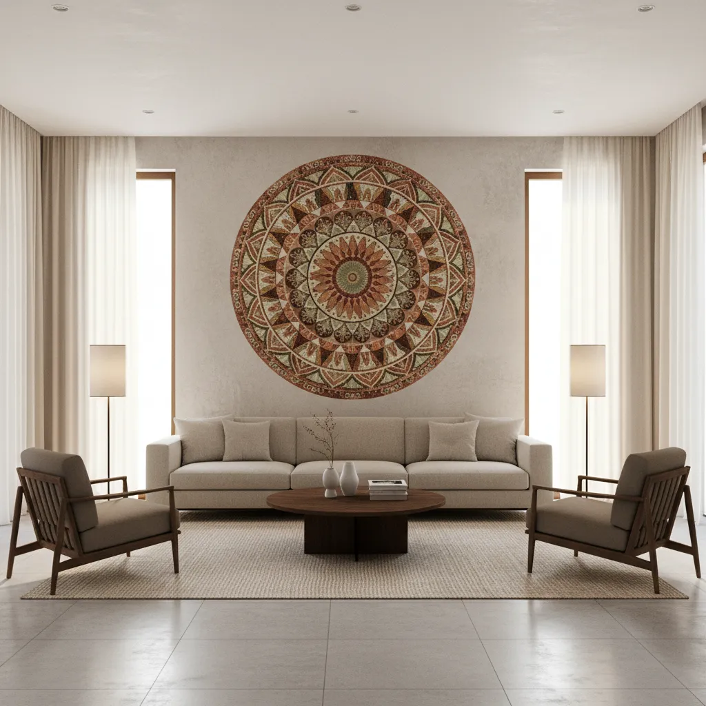 Optimizing Mandala Placement and Symmetry on Walls