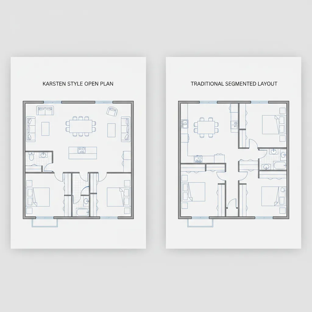 side by side manufactured home floor plan comparison