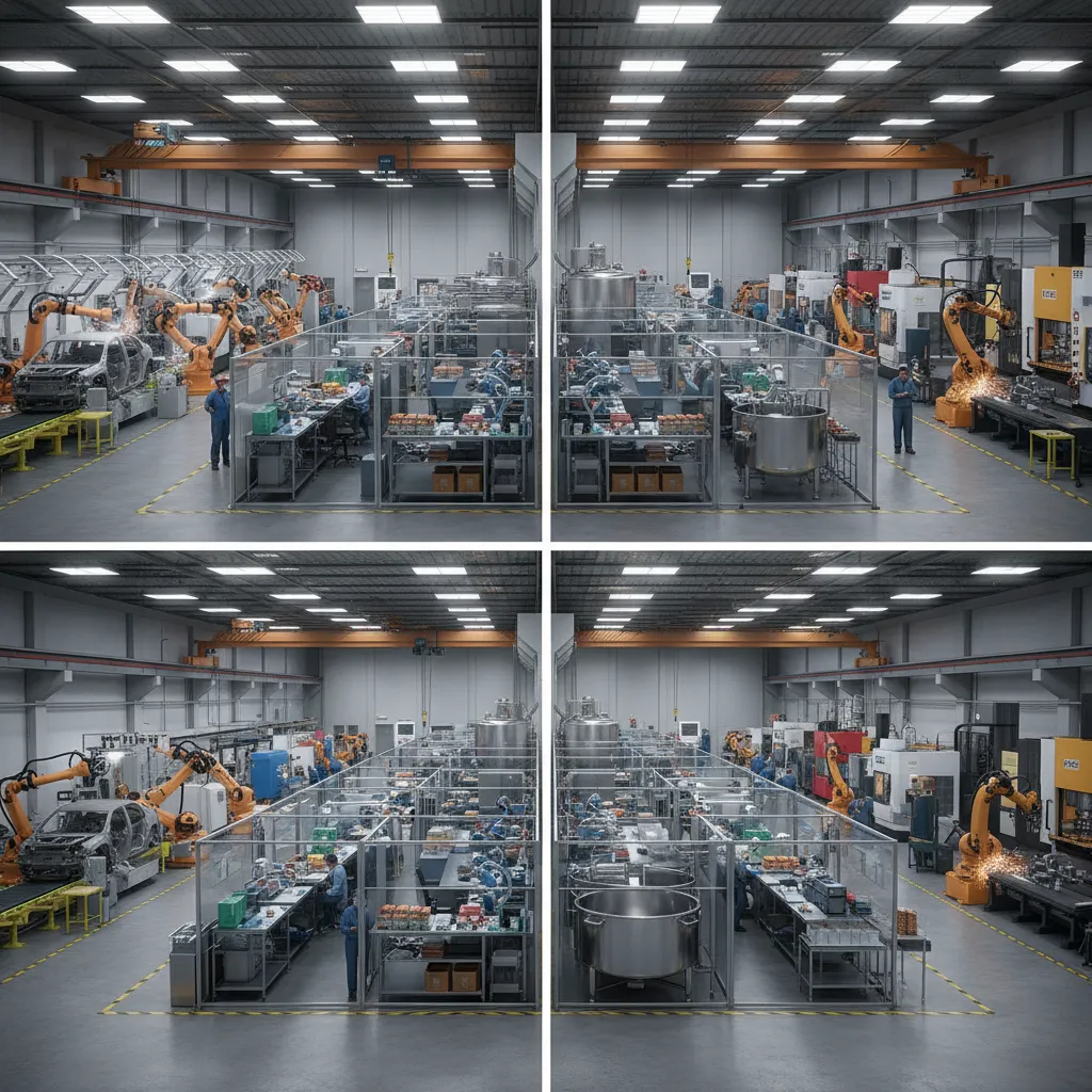 Shop Floor Layout Requirements for Different Manufacturing Industries