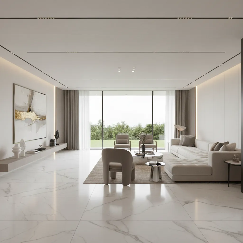 Marble Flooring Design for Hall with 5 Elegant Ideas