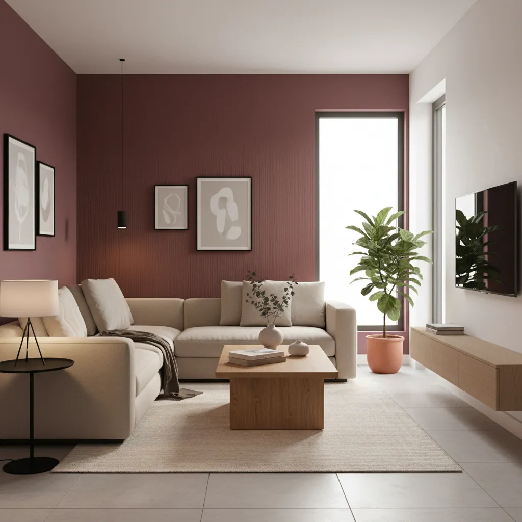 Maroon Colour Room Ideas for Small Spaces That Feel Bigger