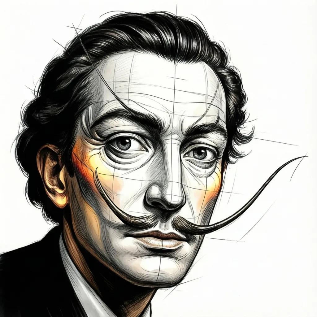 Boceto de proporciones del diseño de la máscara