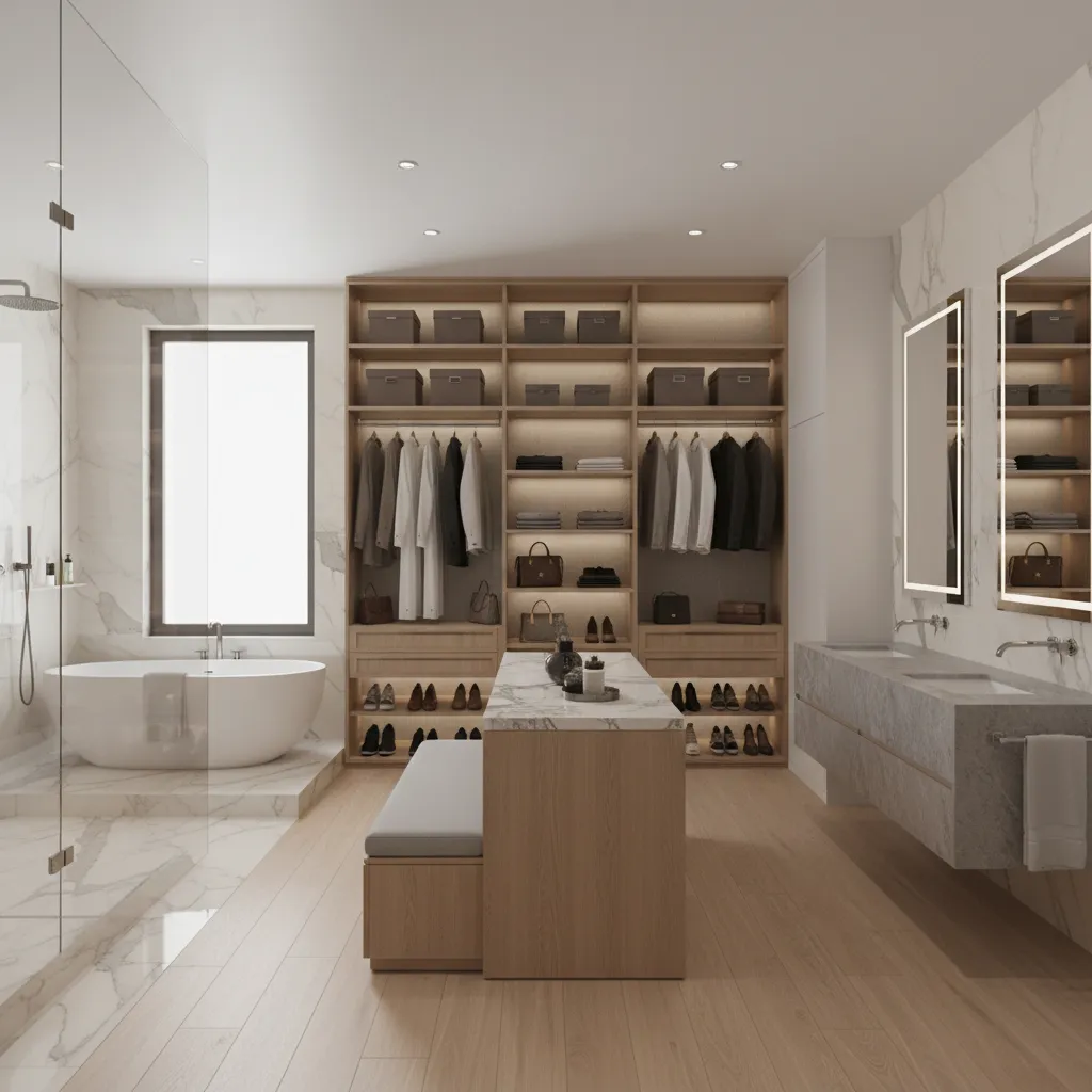 Common Master Bathroom Closet Design Mistakes and Fixes