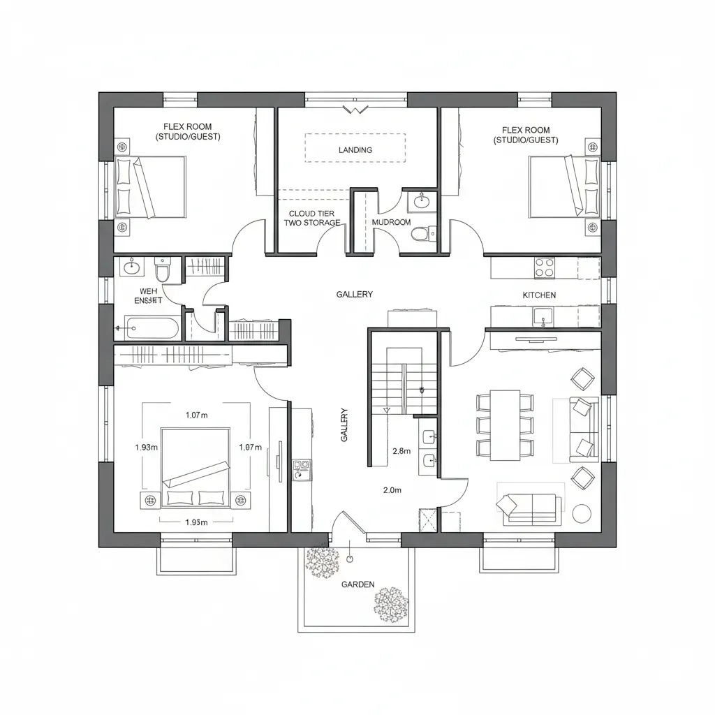 Master on Main, Secondary Up for Flex Generations