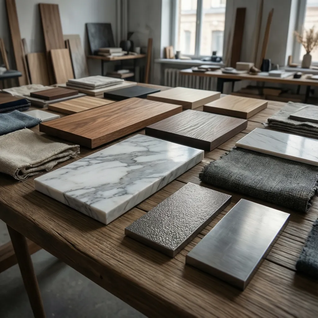 Materiales de diseño de interiores: guía práctica