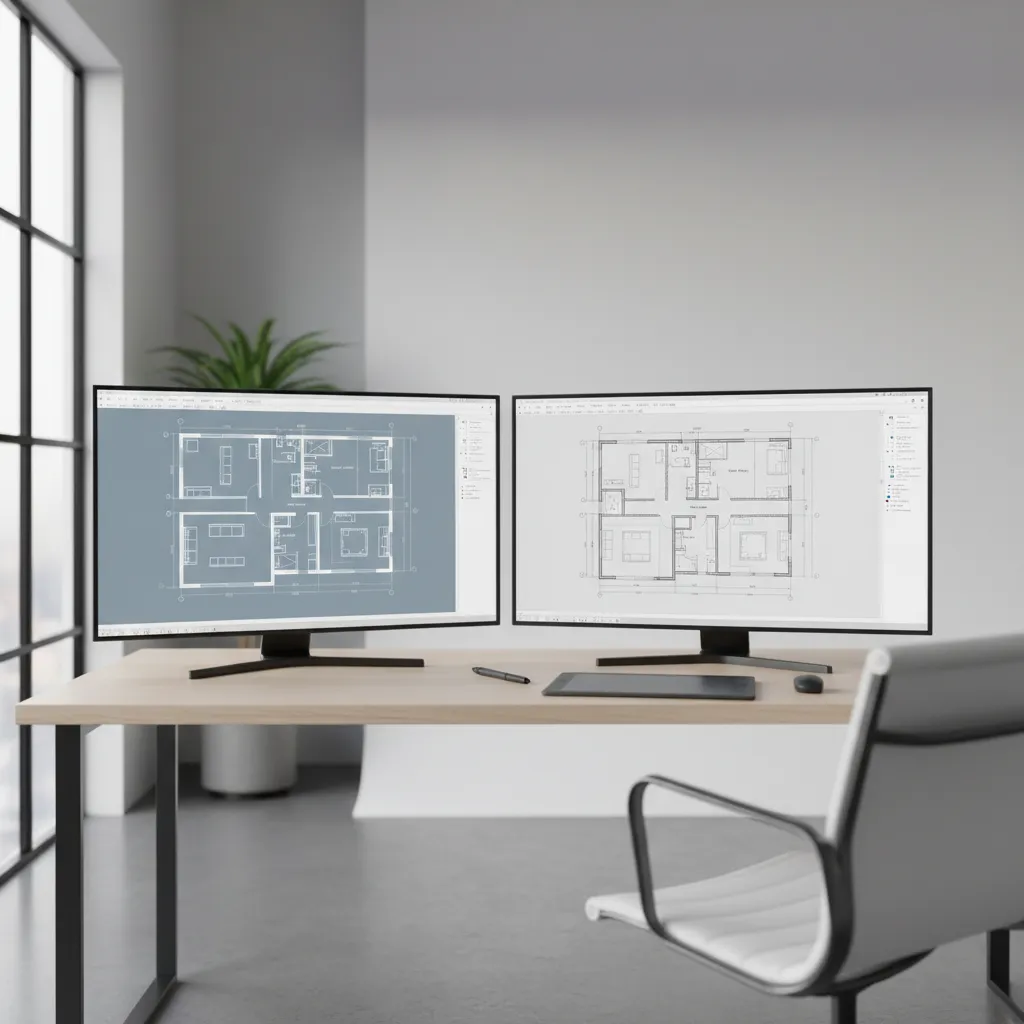 Matterport 2D Floor Plans vs Traditional Floor Plan Drafting