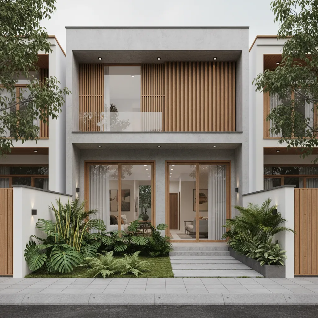 Mẫu thiết kế nhà cấp 4 5x20 đẹp, tối ưu không gian