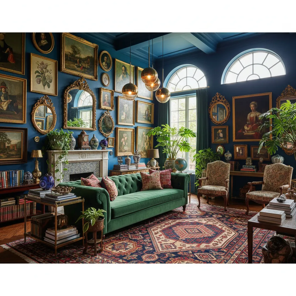 Diseño de interiores estilo maximalista: cómo aplicarlo bien