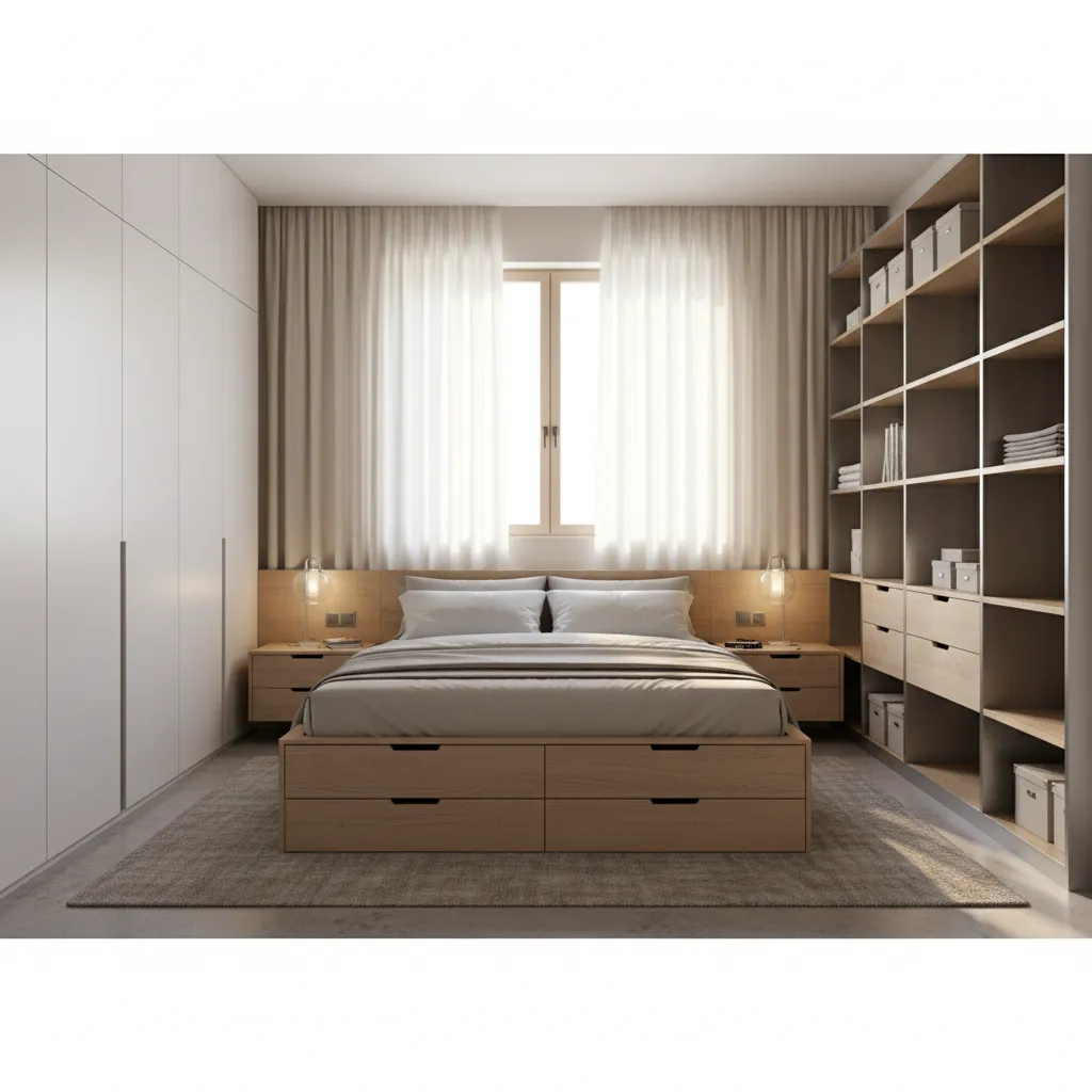 How to Maximize Storage in a 10x13 Bedroom: Practical layout and furniture strategies to add serious storage without making a medium bedroom feel cramped