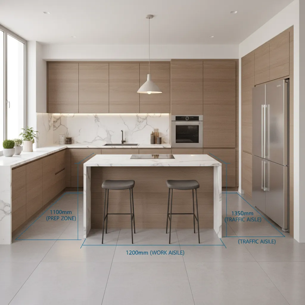 Medidas antropométricas aplicadas al diseño de una cocina