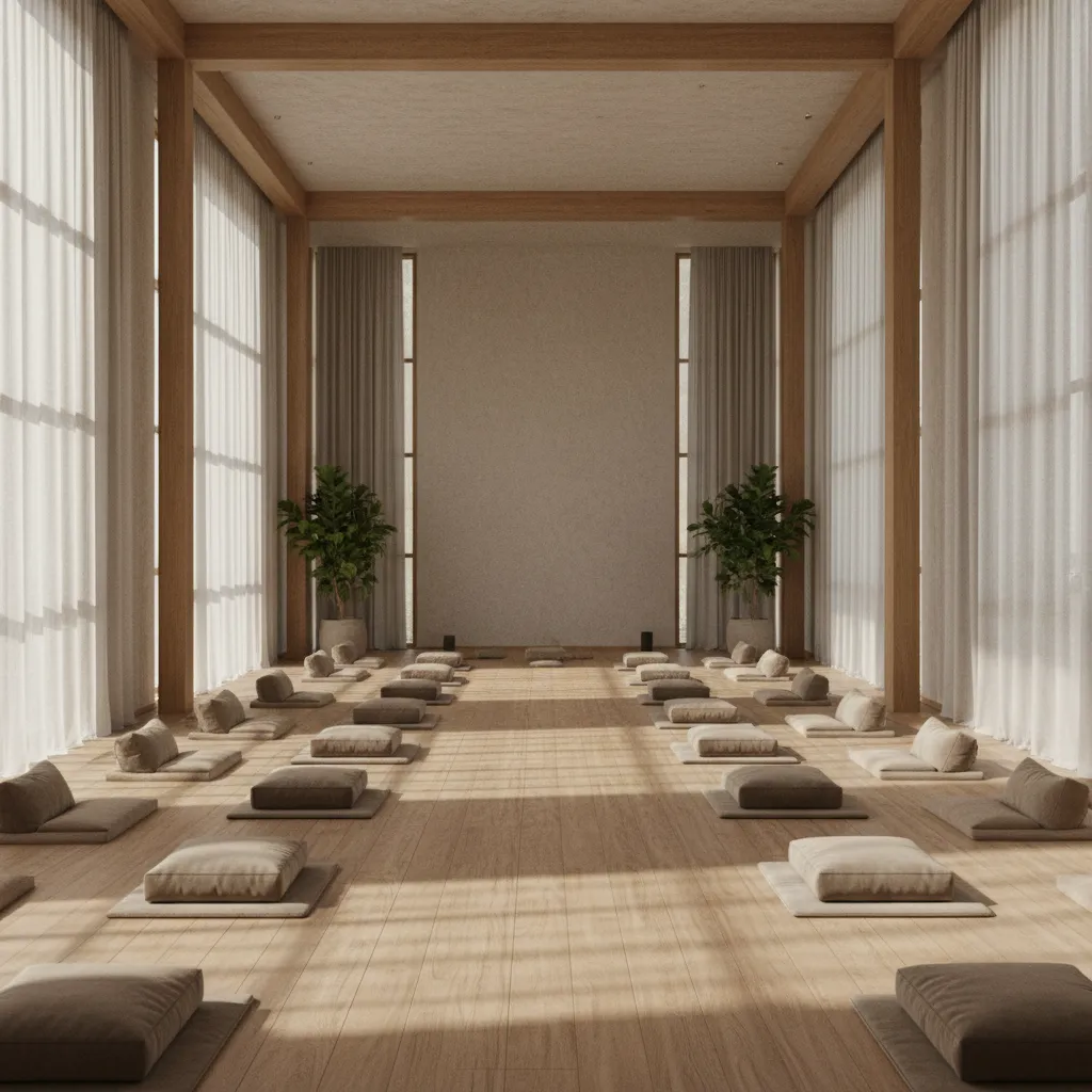 How to Optimize Lighting, Airflow, and Acoustics in Meditation Halls
