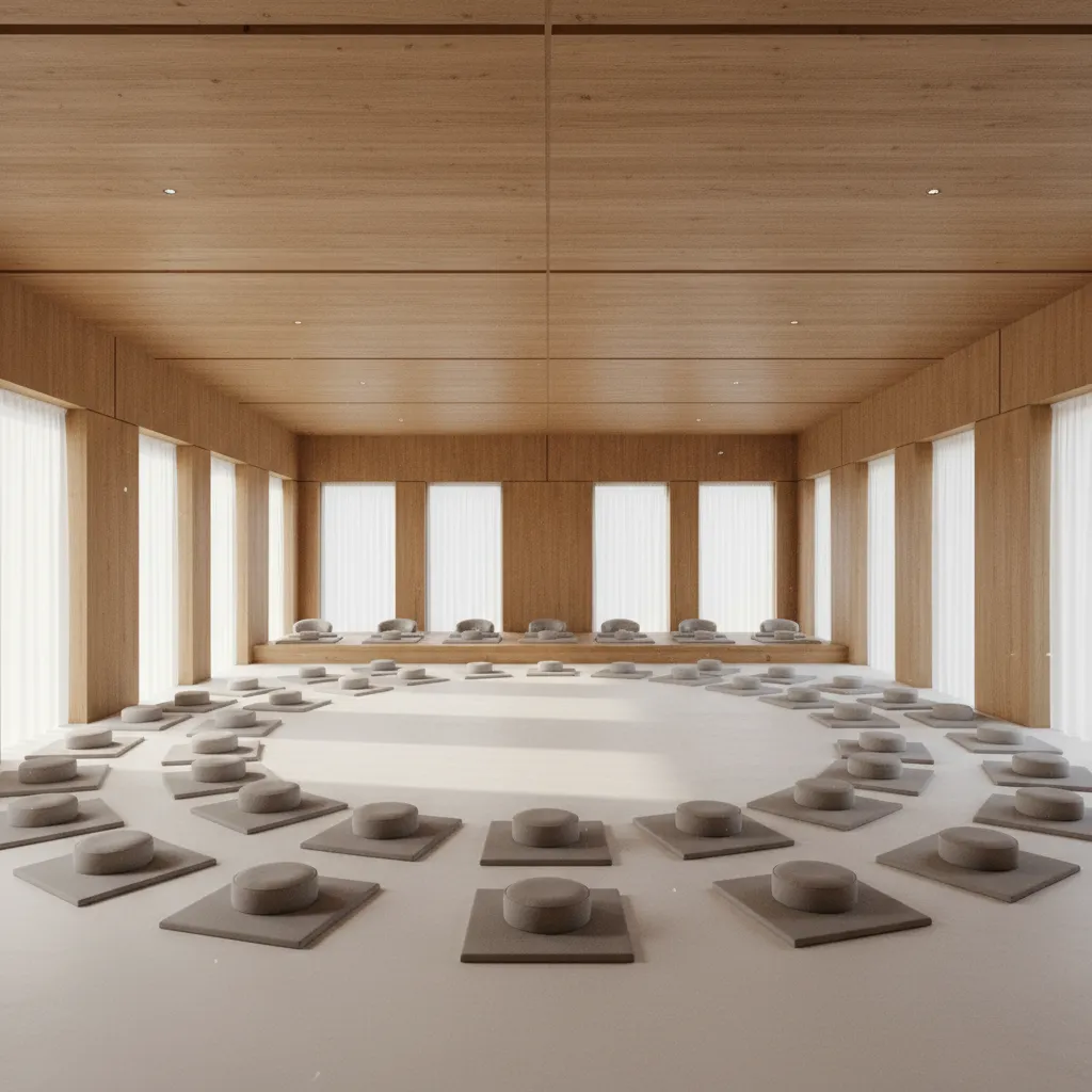 Meditation Hall Design for Retreat Centers and Wellness Resorts