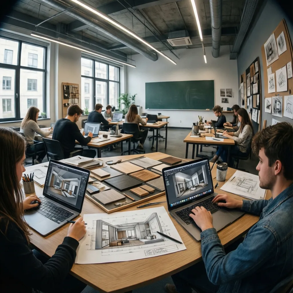 Mejor lugar para estudiar diseño de interiores