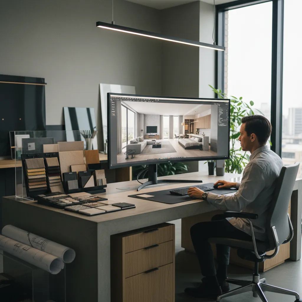 Mercado de tecnología y diseño de interiores