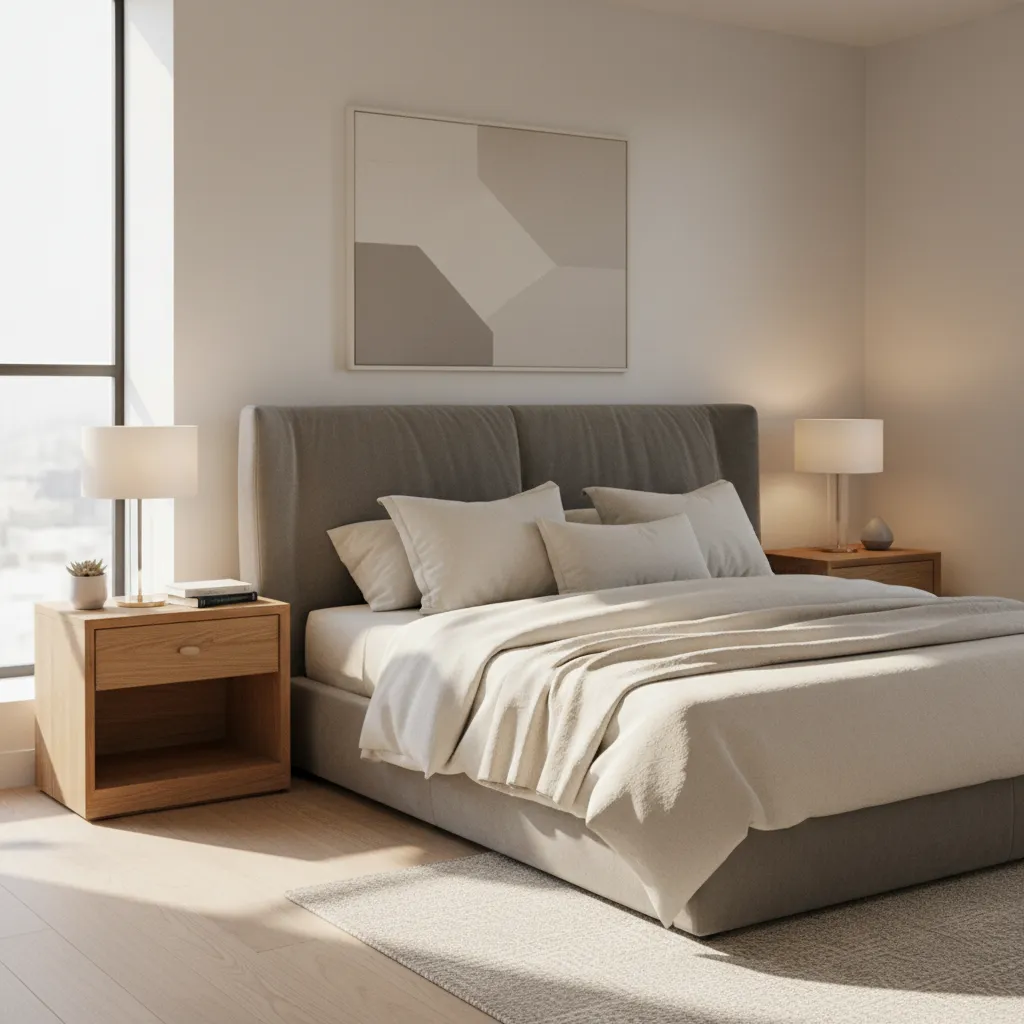 Mesa de luz para diseño de interiores: cómo elegirla bien