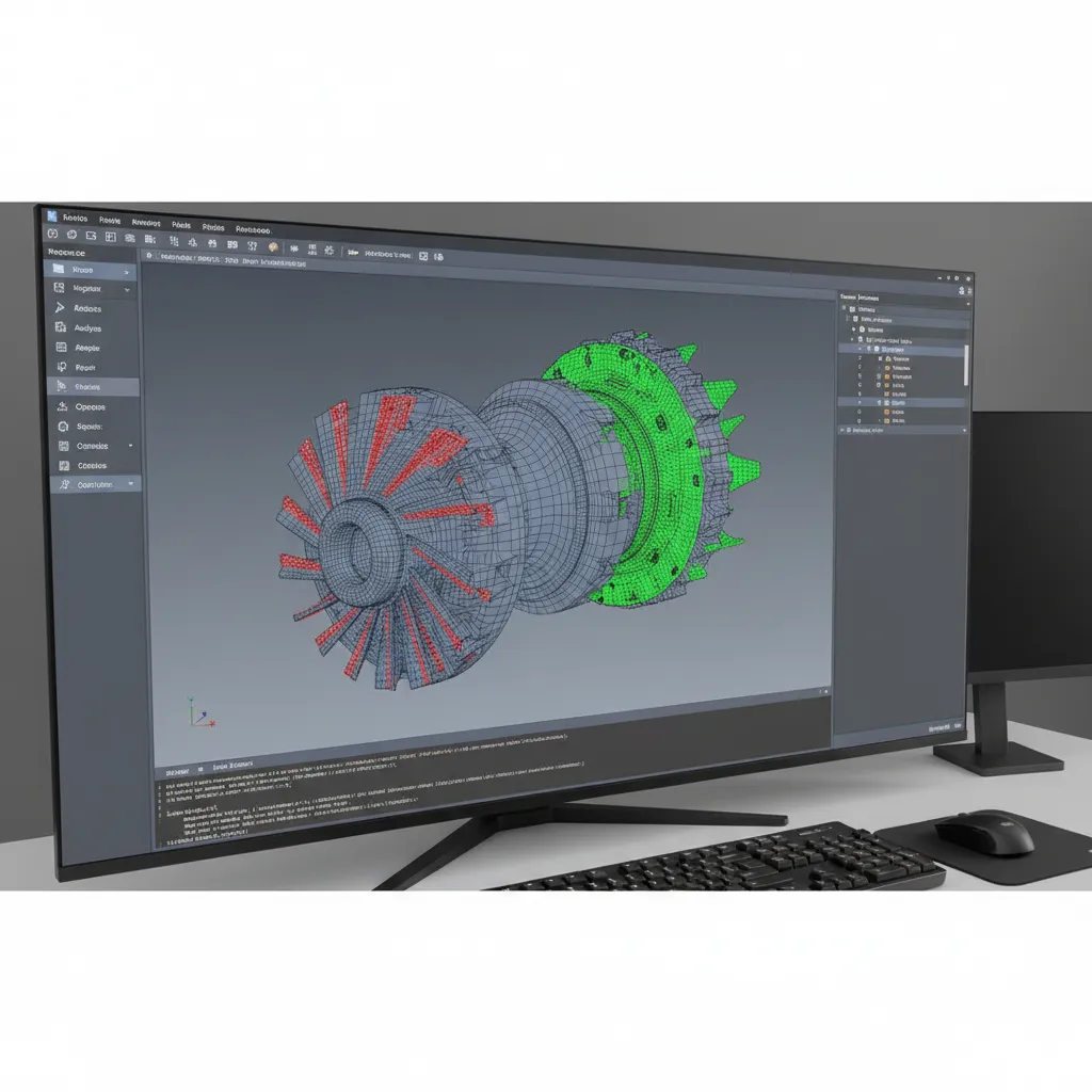 Mesh repair software automatically fixing STL geometry issues