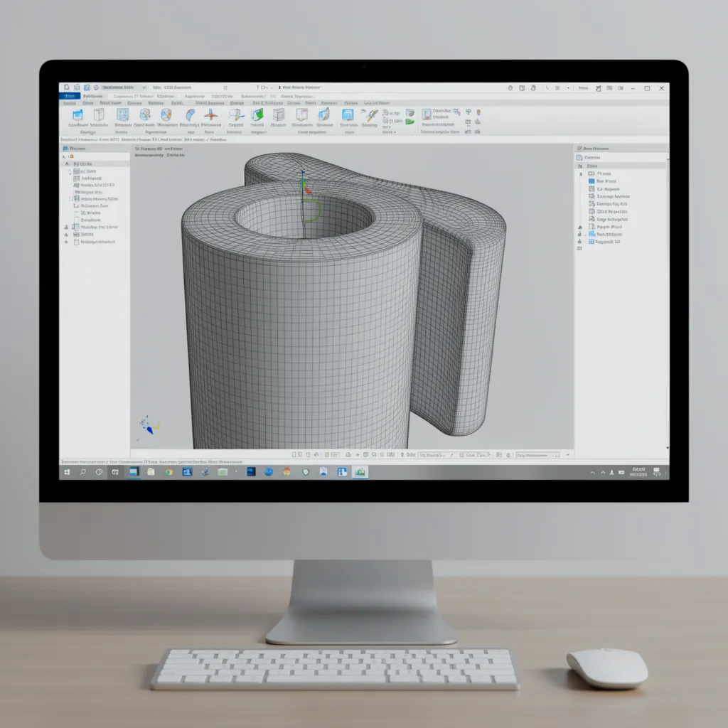 3D mesh repair tool interface fixing STL model errors