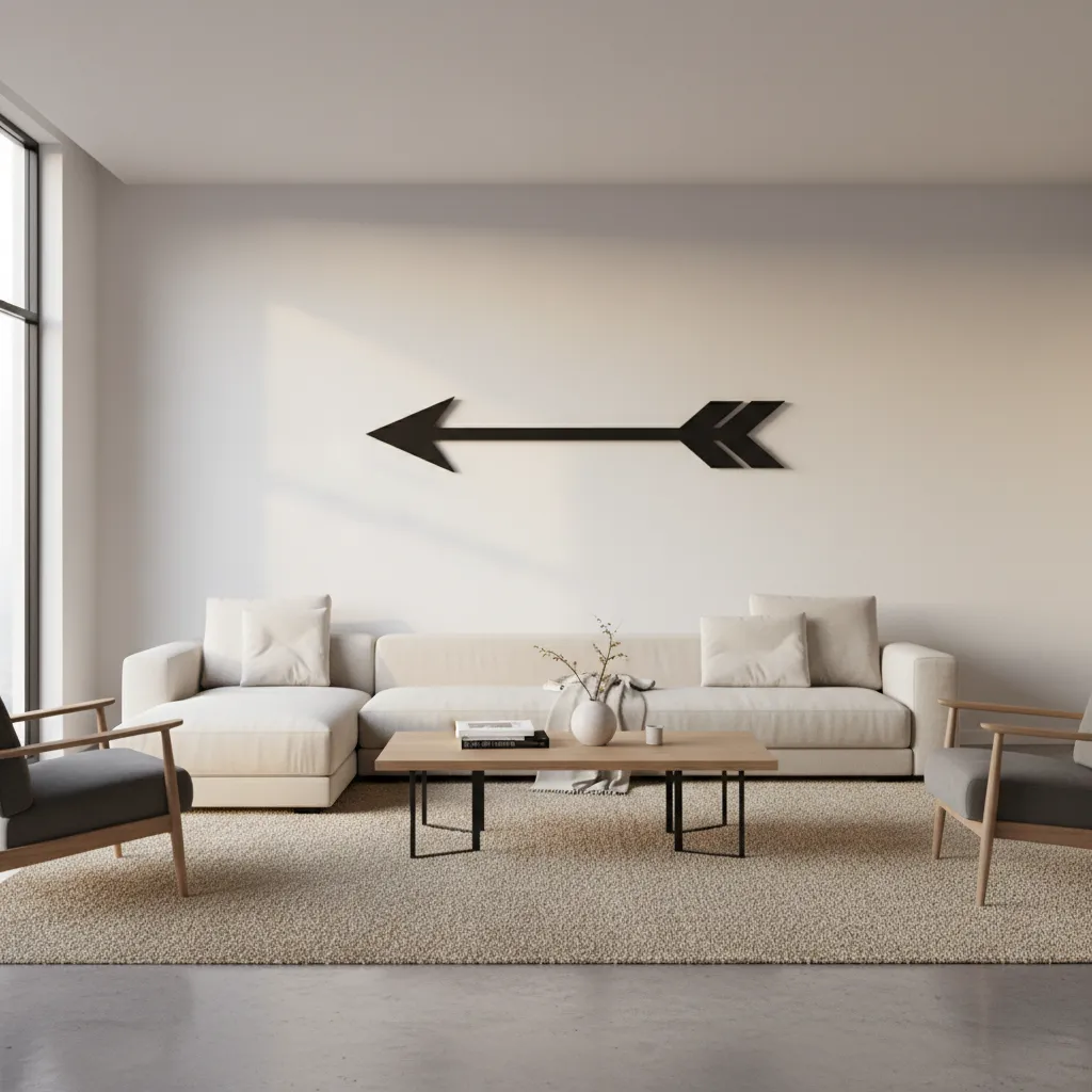 Best Rooms and Interior Styles for Metal Arrow Wall Decor