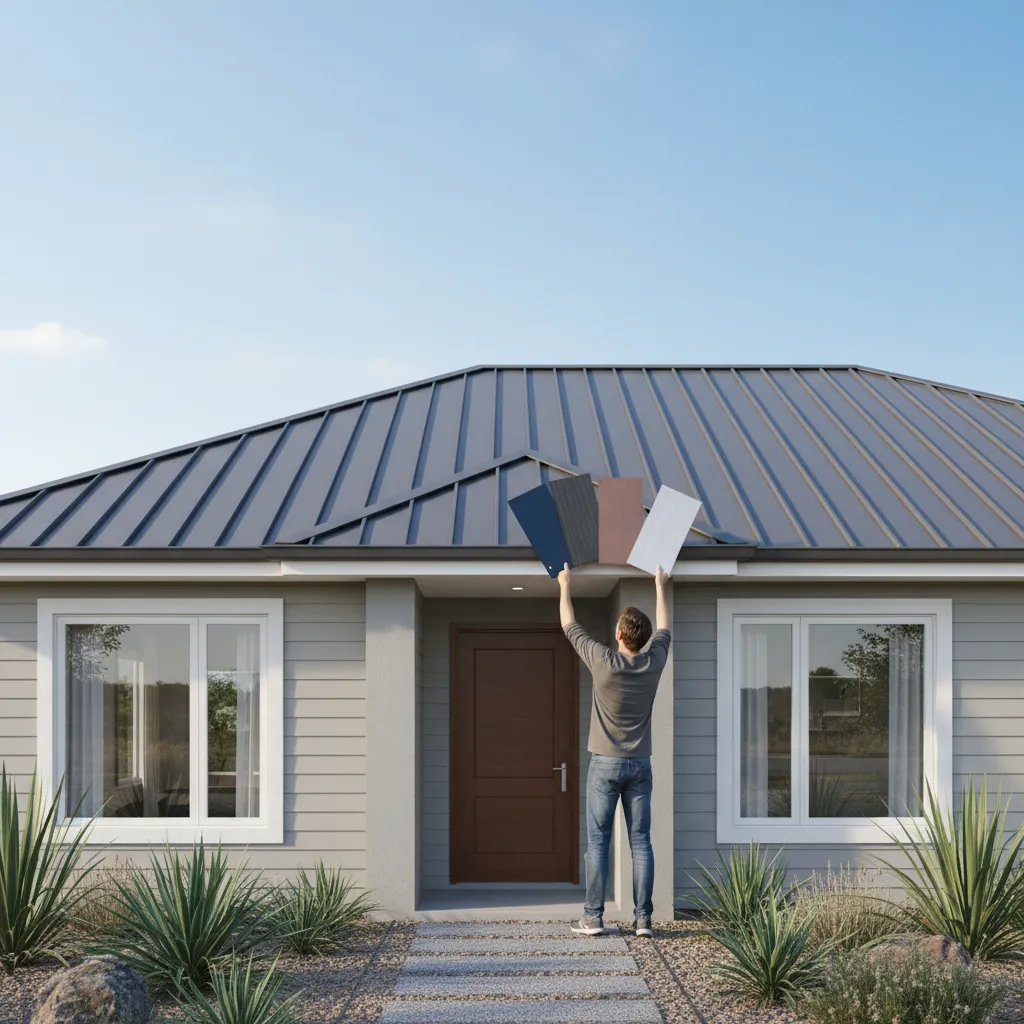 How to Optimize Metal Roof Color and Finish Selection Using Samples