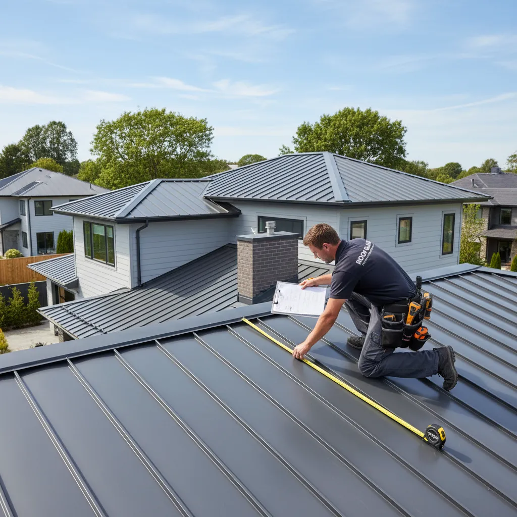 How Roofing Contractors Estimate Metal Roof Panel Quantities