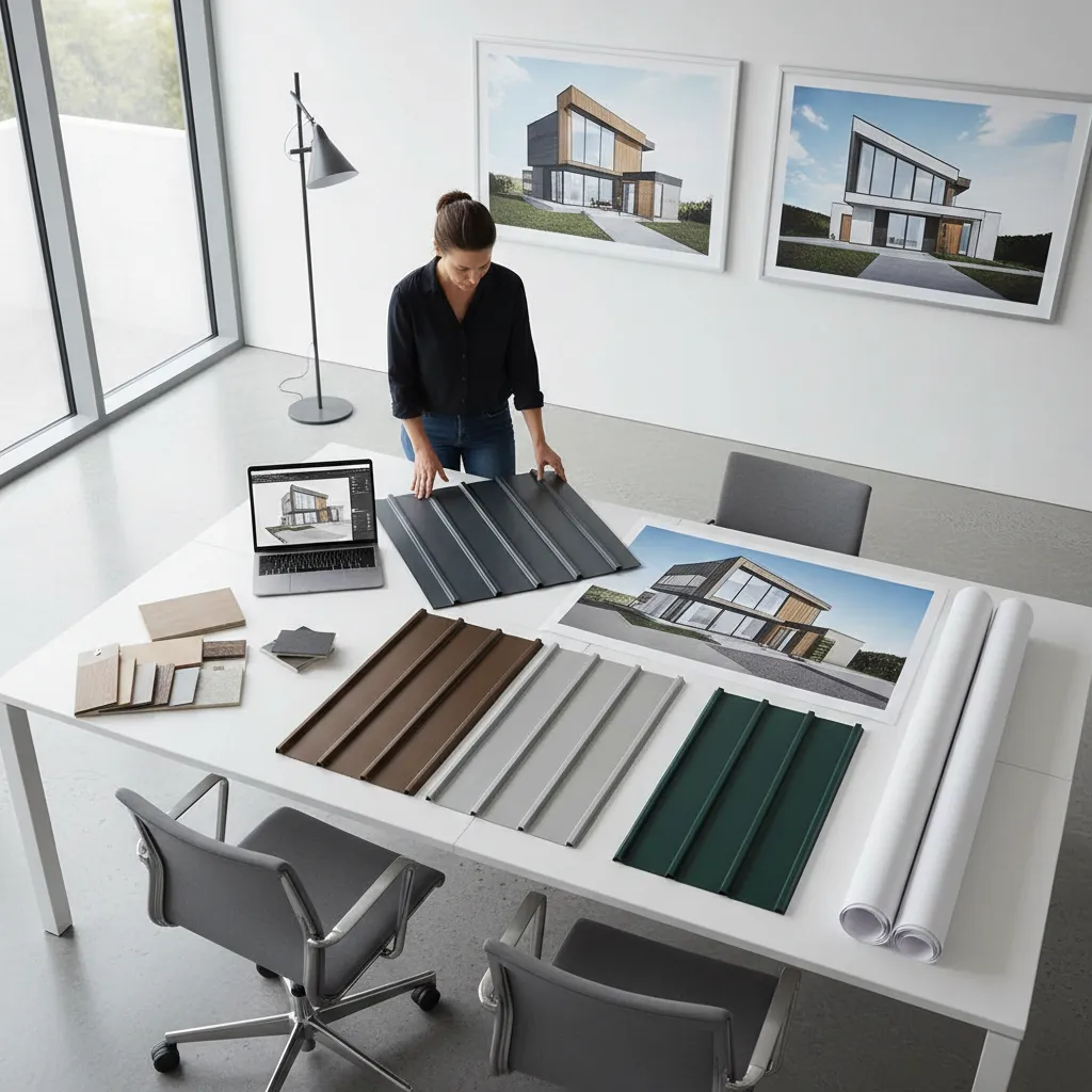 How Metal Roofing Samples Are Used in Modern Residential Construction