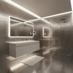 Lighting Optimization for Metallic Silver Bathrooms