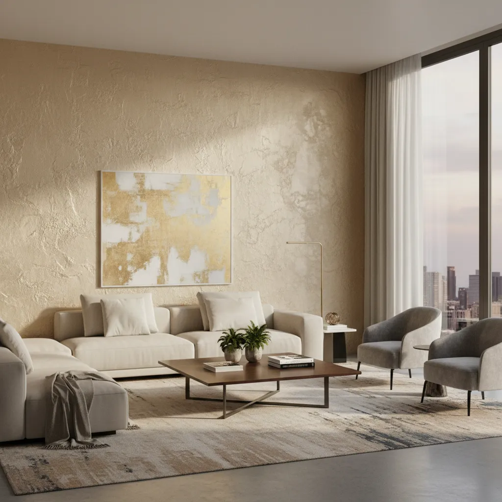 5 Metallic Wall Paint Design Ideas for Modern Interiors