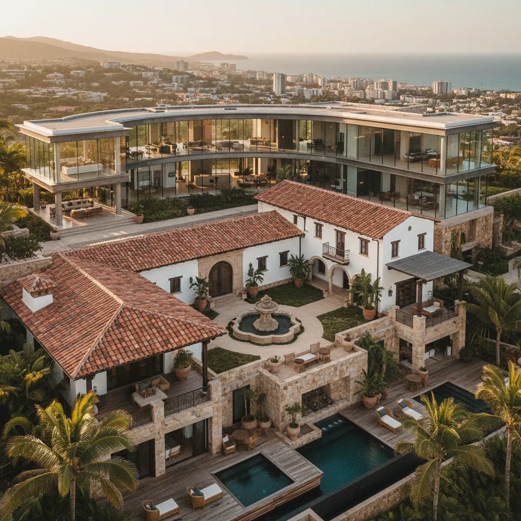 Mexican Celebrity Homes: Modern vs Traditional