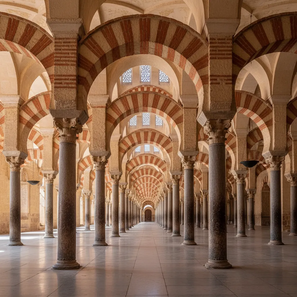 Decoración interior de la Mezquita de Córdoba