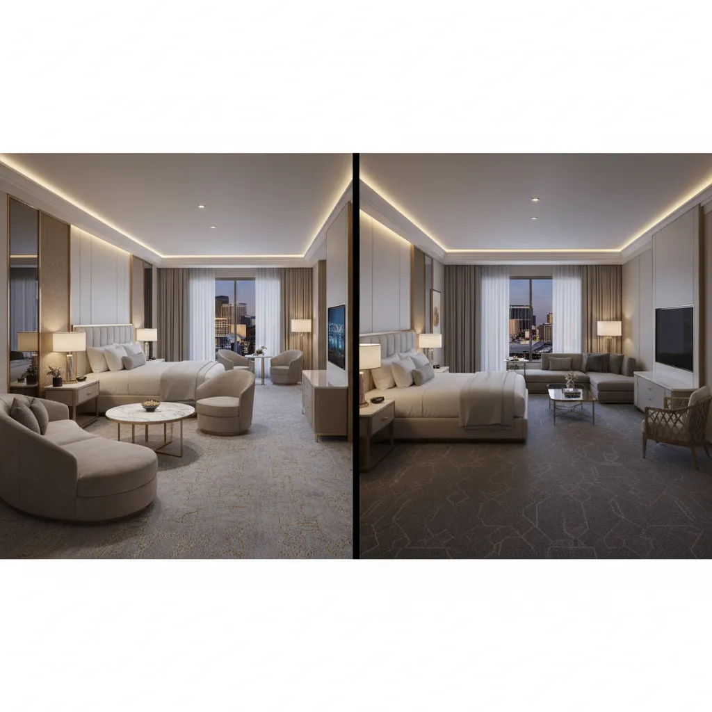 Deluxe King Suite vs Executive King Suite at MGM Grand Layout and Space Comparison