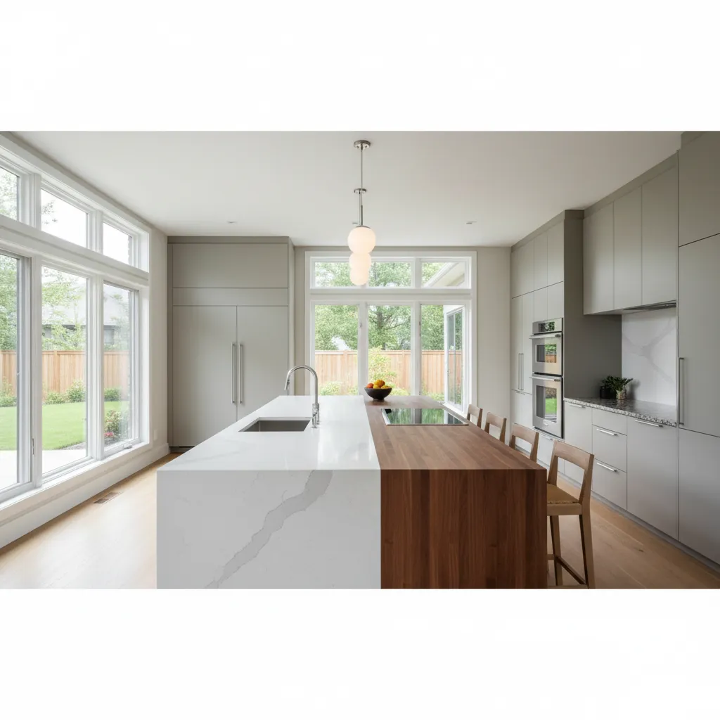 Best Kitchen Countertop Materials for Michigan Homes: Quartz vs Granite vs Butcher Block