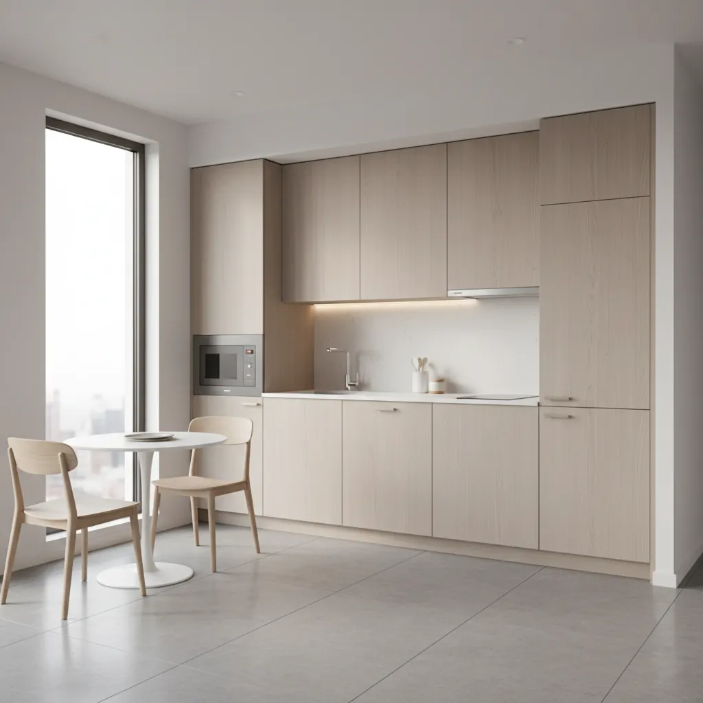 Micro Apartment Kitchen Design: How Developers Plan Them: Professional layout strategies developers use to make extremely small apartment kitchens functional and efficient