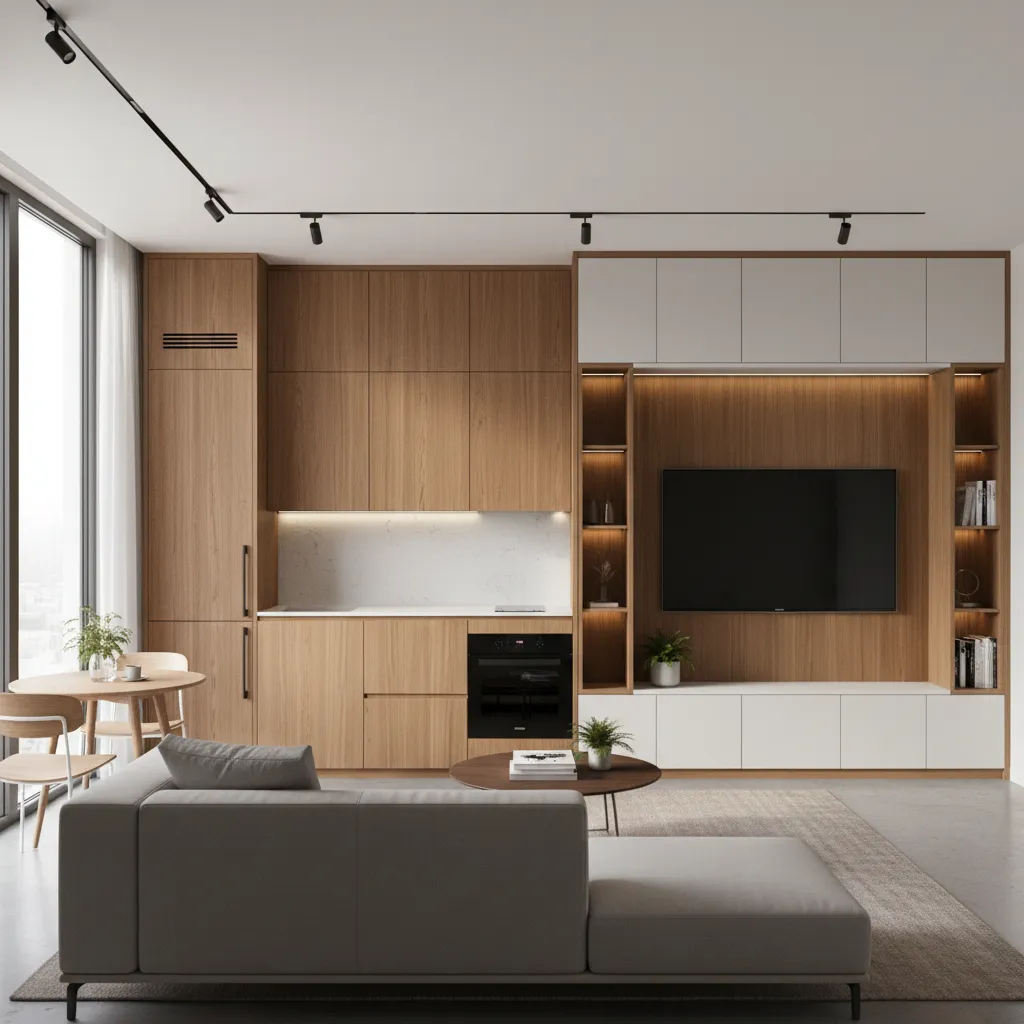How Interior Designers Use One Wall Concepts in Micro Apartments