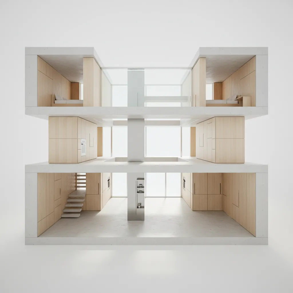 Double-Floor Vision in 490 Sq Ft: How a compact footprint compiles future living into two precise layers