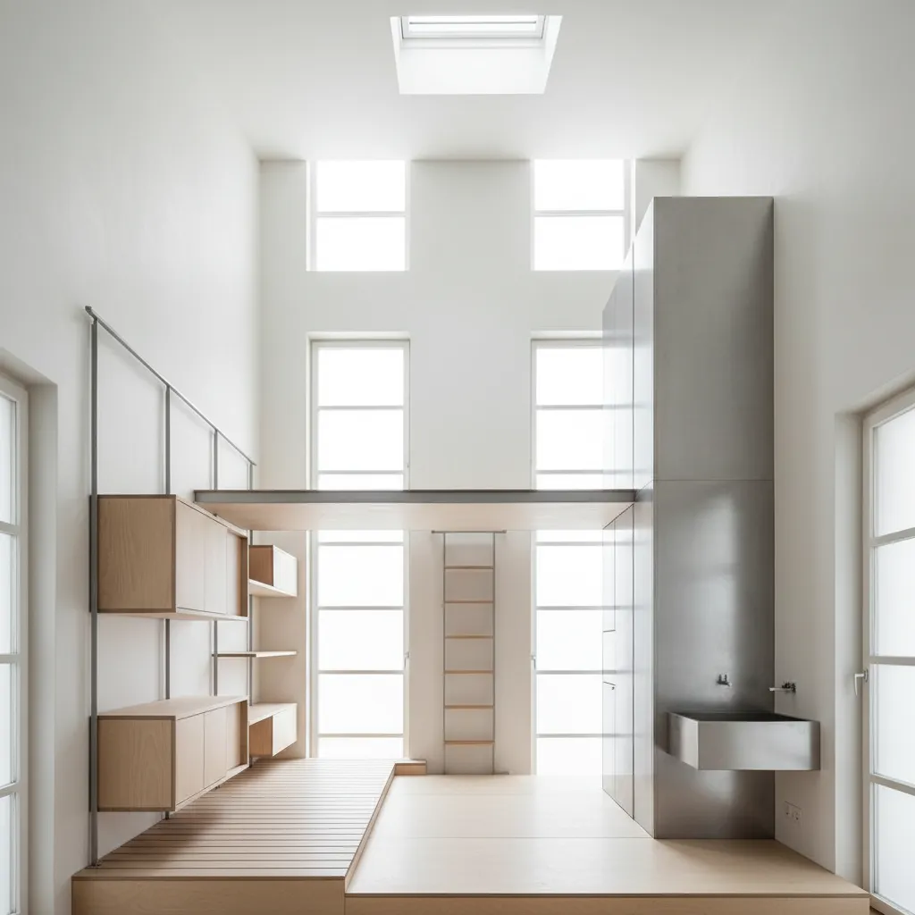 Micro Loft Layout 250 Sq Ft Loft Layout: 3 Ways to Stop a Tiny Loft Feeling Cramped