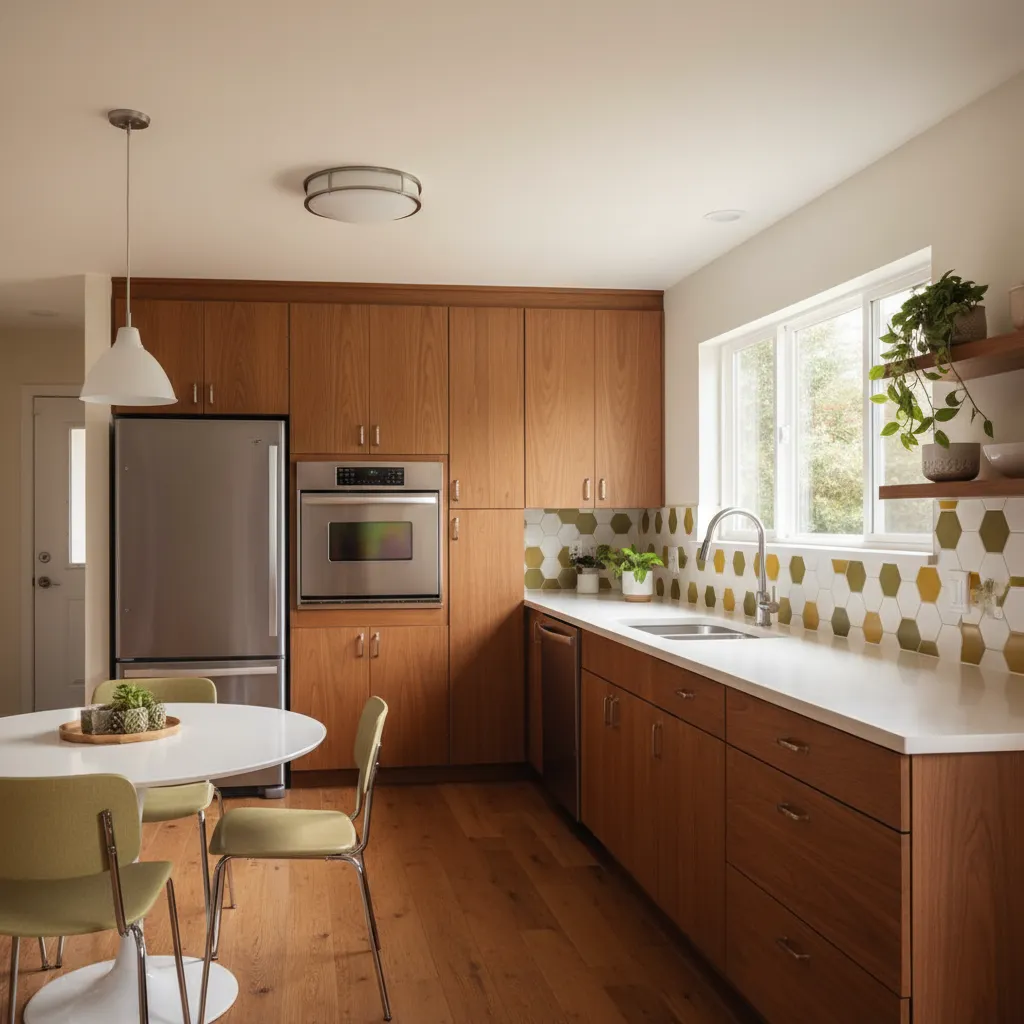 Optimizing Appliance Placement in a Mid‑Century Kitchen Layout