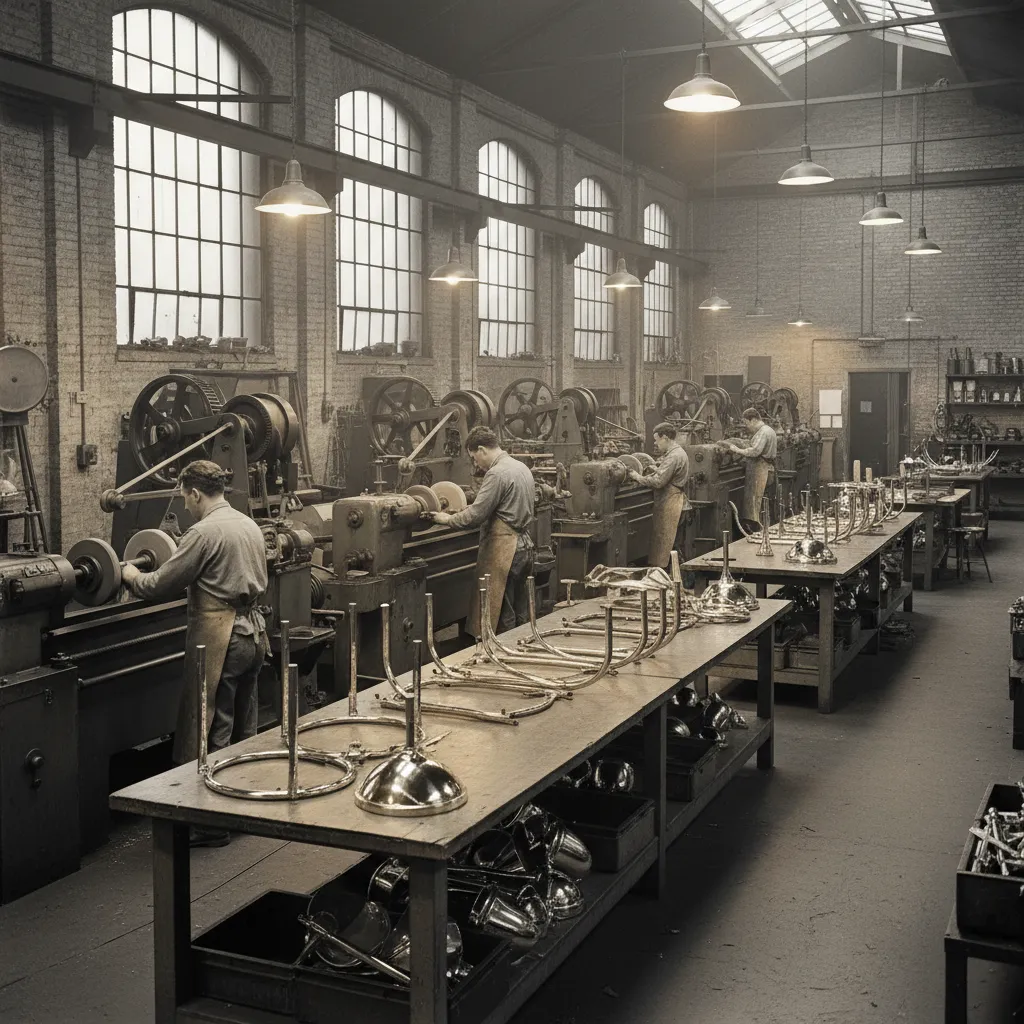 How Metal Finishes Were Manufactured in the Mid Century Modern Design Era