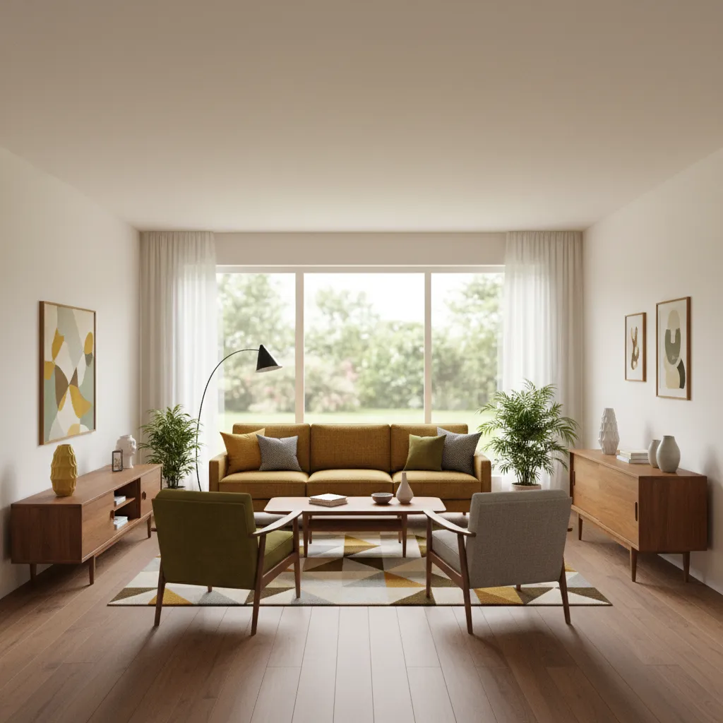 Professional Interior Designer Tips for Mid-Century Modern Color Schemes