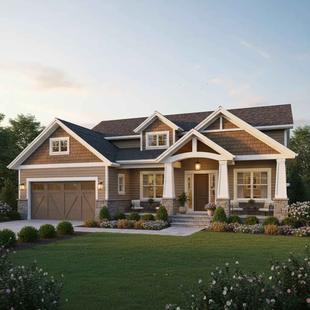 attractive mid size suburban home representing strong resale appeal