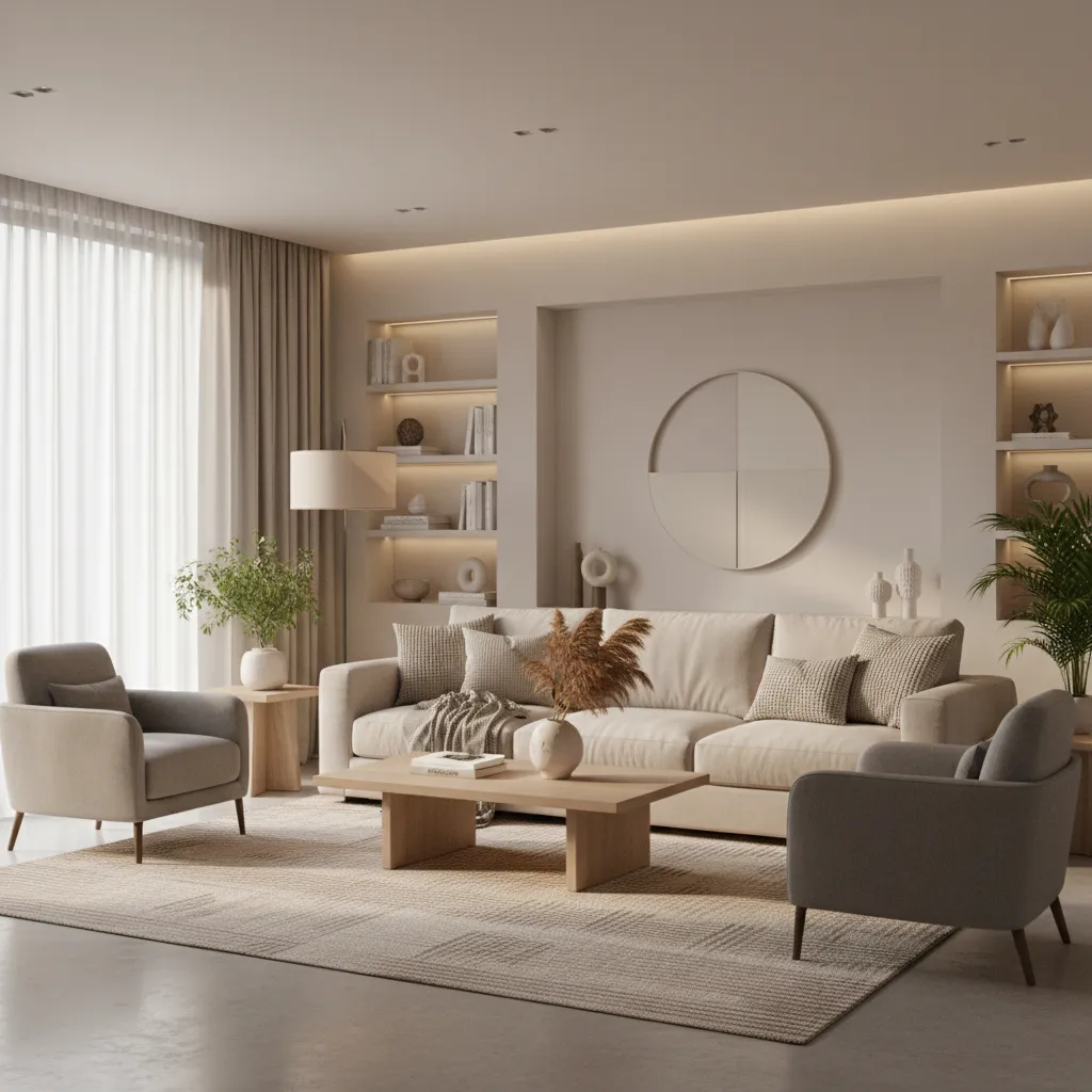 Interior Design for Living Room for Middle Class Homes