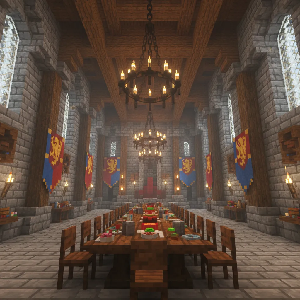 Cómo decorar el interior de un castillo en Minecraft