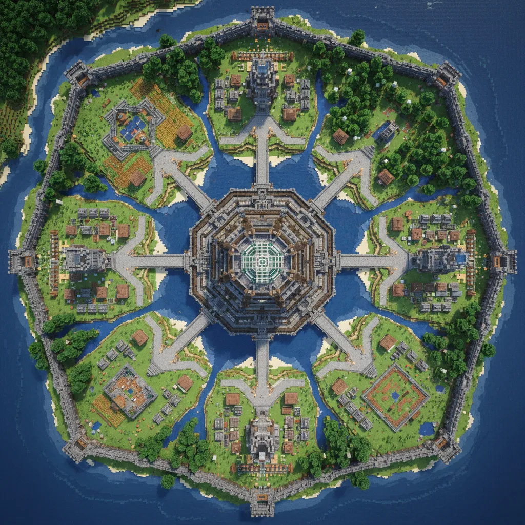 How Professional Minecraft Builders Plan Large Base Layouts