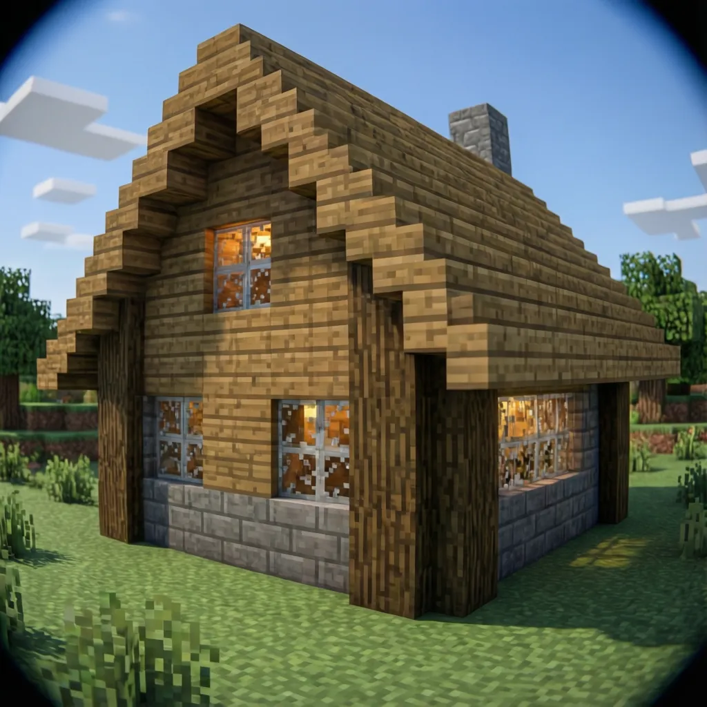 Nhà Minecraft nhỏ nhưng đẹp