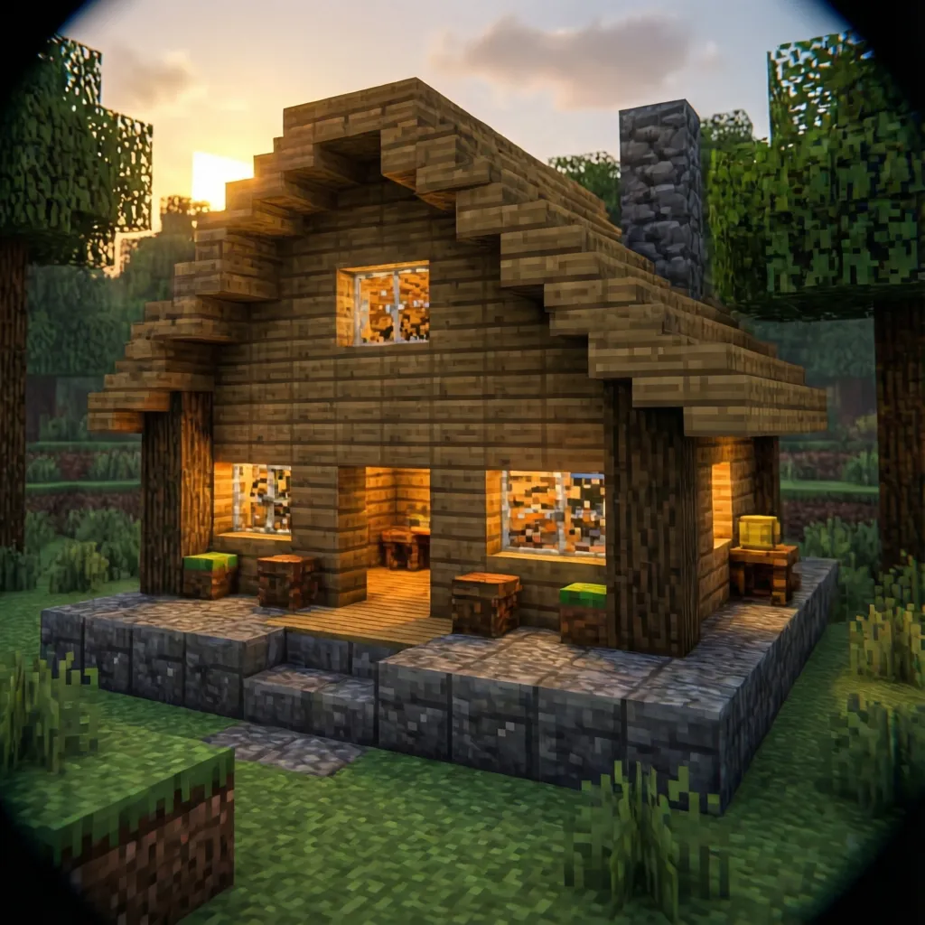 Diseños de casas Minecraft survival fáciles y funcionales