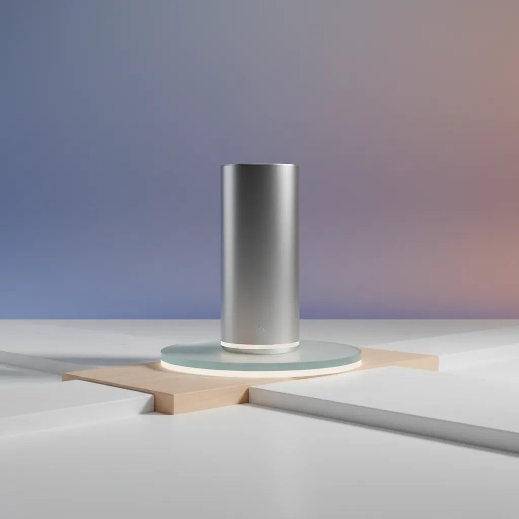 Minimalist 3D product stage used for modern advertising renders