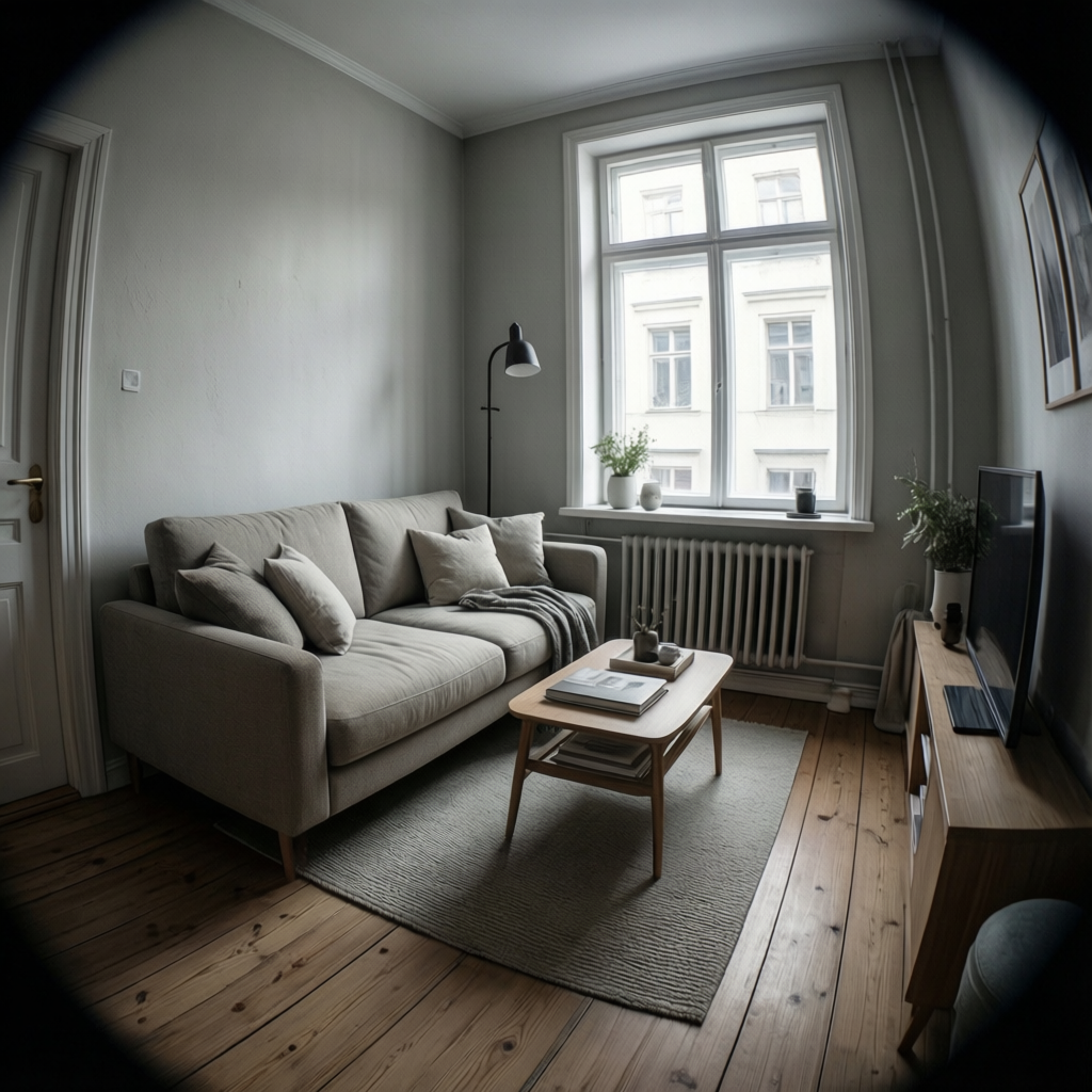 Picture of LUXEYARD American minimalist modern small apartment coffee table ins ...