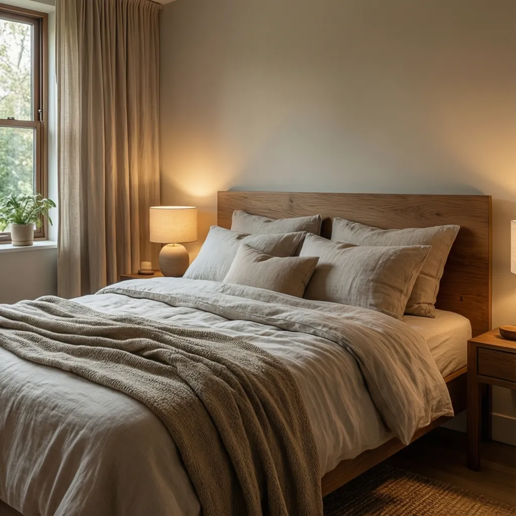 Dormitorio minimalista con estilo Zara Home