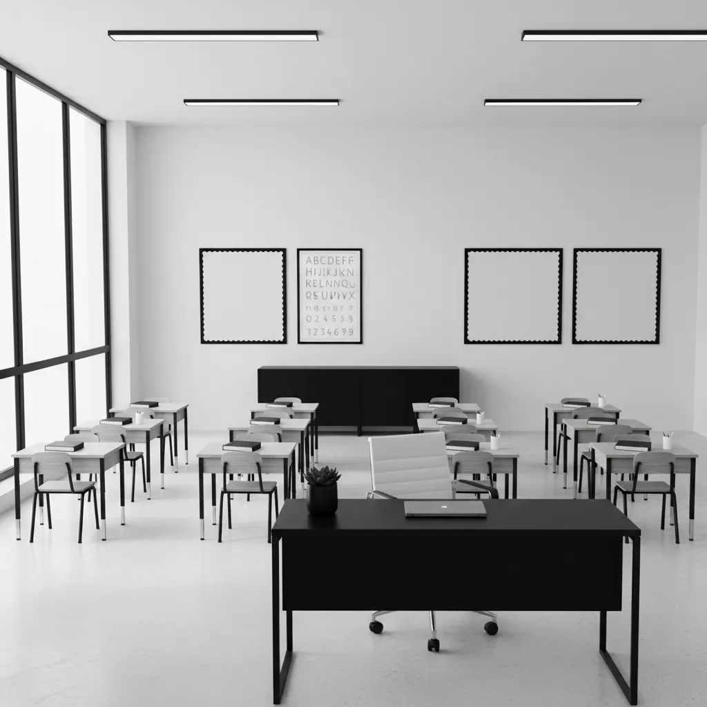 Real Classroom Examples of Minimalist Decor That Improve Student Focus