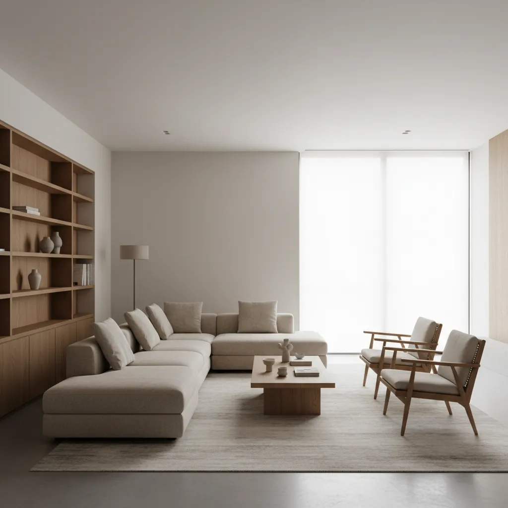 Estilo minimalista en diseño de interiores